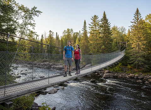 Jay Cooke State Park Swinging Bridge Trail